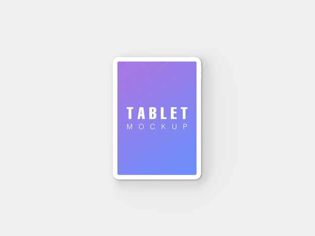 PSD tablet mockup design