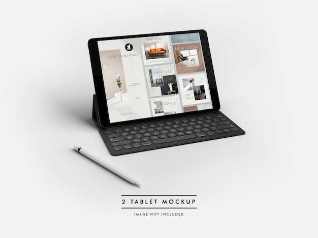 Tablet mockup and scene generator