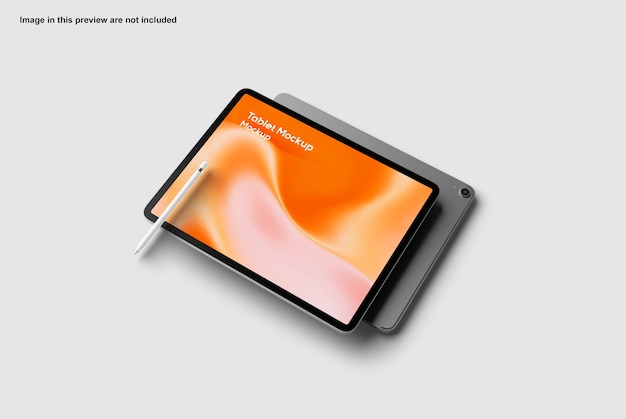 PSD tablet mockup