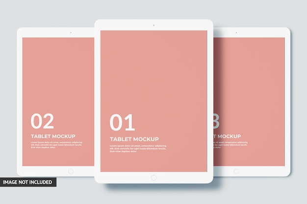 PSD tablet mockup