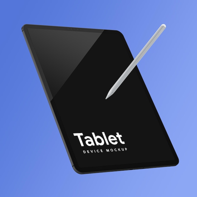 PSD tablet mockup