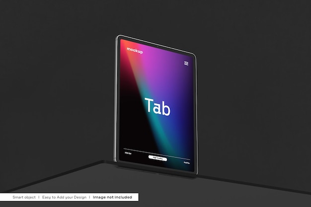 PSD tablet mockup