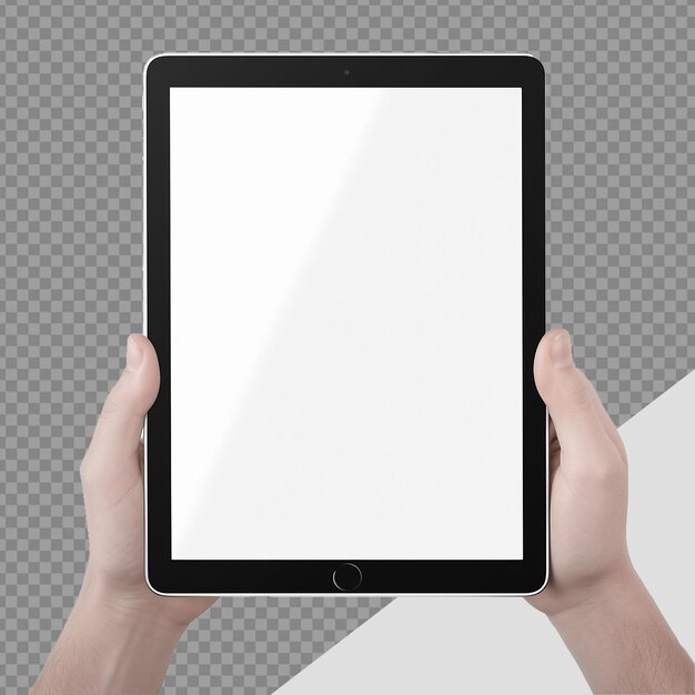 PSD tablet png wyizolowany na przezroczystej tle