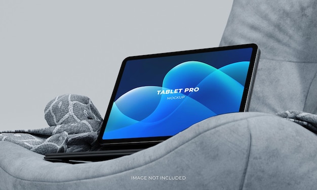 Tablet pro met magic keyboard case mockup