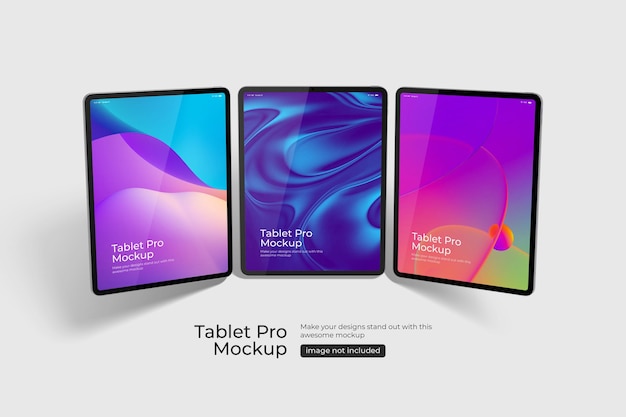 PSD tablet pro mockup