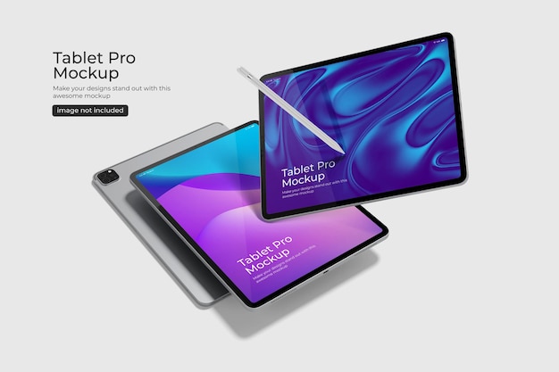 PSD tablet pro mockup