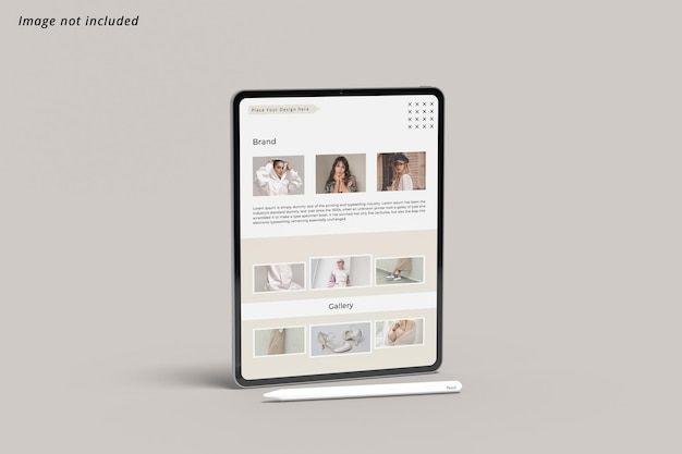 Tablet pro mockup
