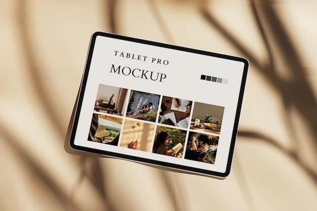 PSD tablet pro mockup