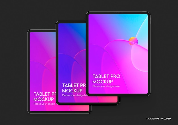 PSD tablet pro mockup