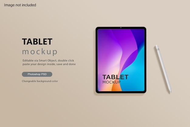 PSD tablet pro psd-mockup