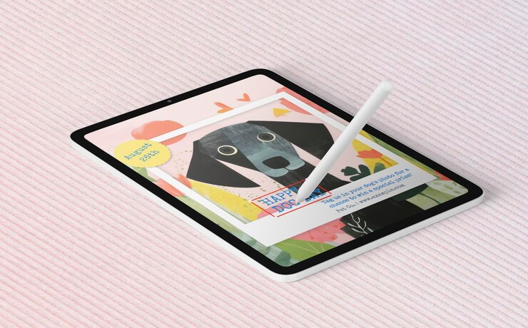 PSD tablet screen mockup psd