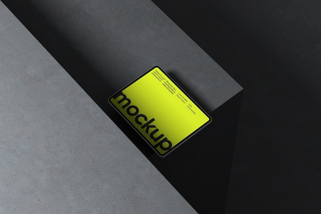 tablet screen mockup template