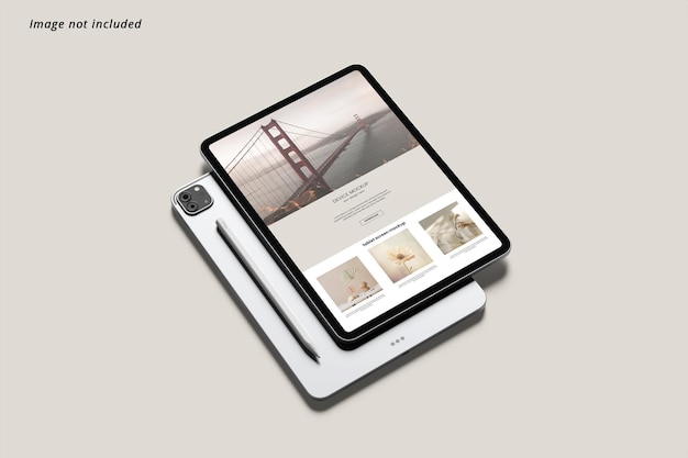 タブレット画面モックアップ