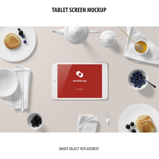 Tablet Screen Mockup