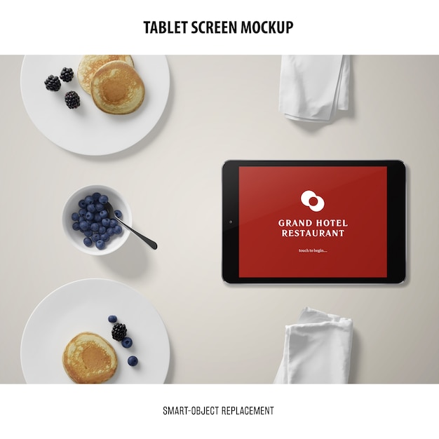 Tablet Screen Mockup