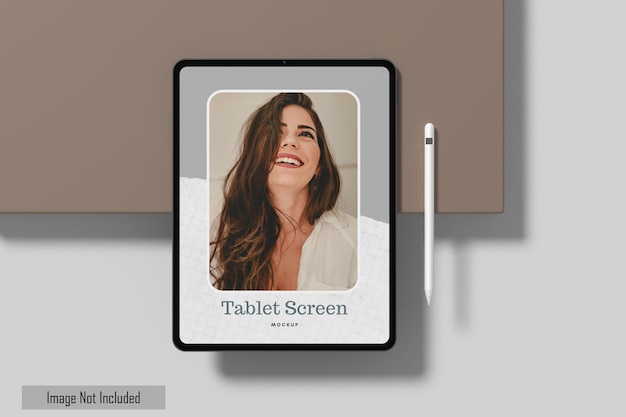 Mockup di schermo tablet