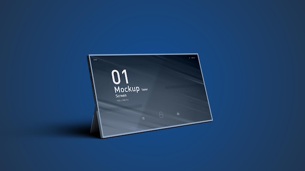 PSD tablet screen psd mockup