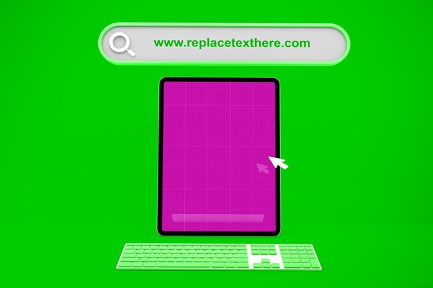 PSD tablet-website