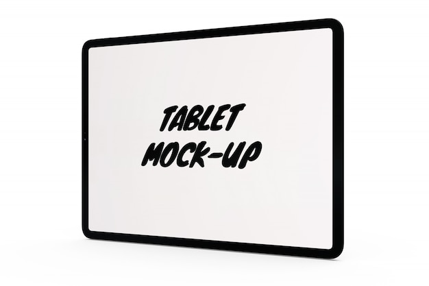 Tabletmodel geïsoleerd