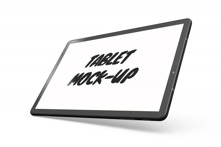 PSD tabletmodel geïsoleerd