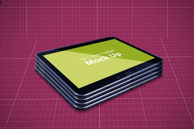 PSD tablets mockup