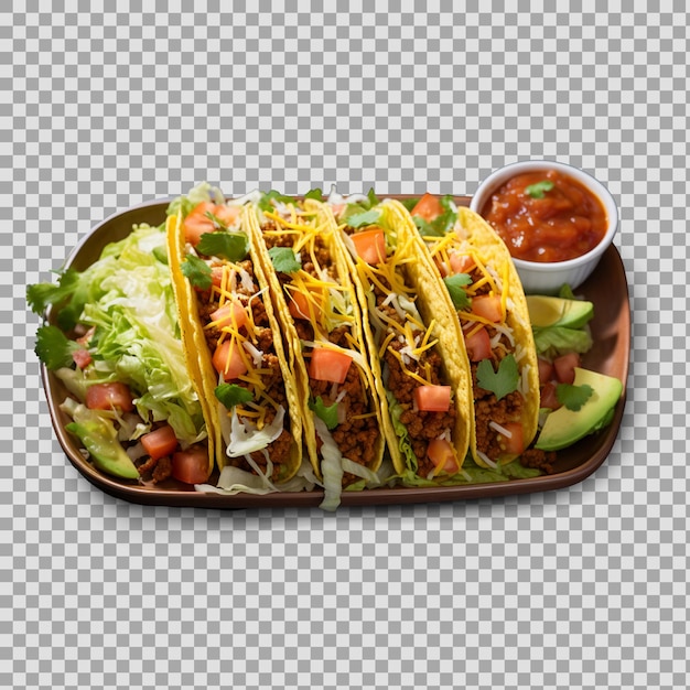 Tacos fast food png transparent background