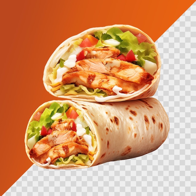 tacos Mexicaanse tortilla wrap met kip