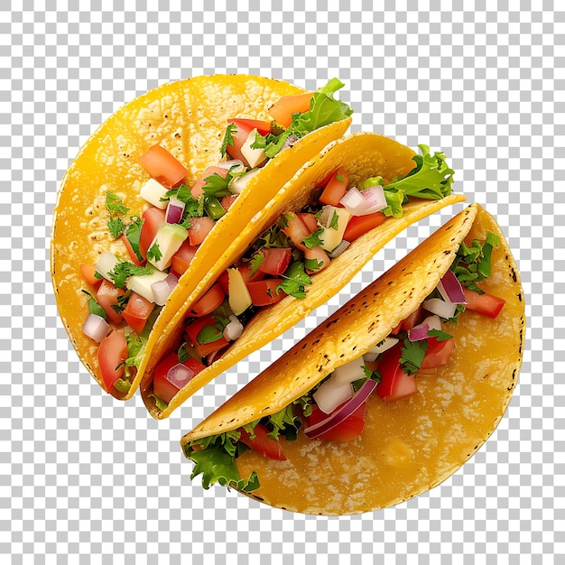 Tacos png con sfondo trasparente