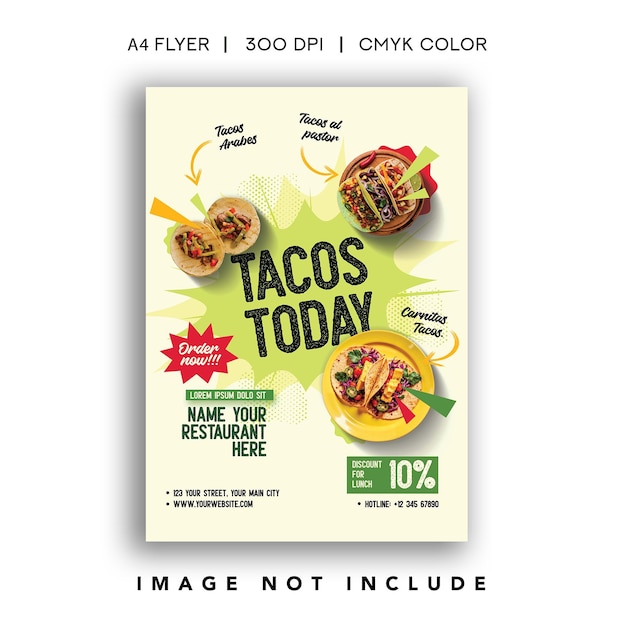 Tacos Today Flyer