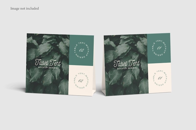 PSD tafel tent mockup