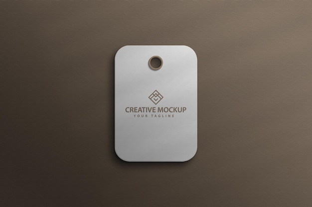 Tag Hang Tag Ярлык продукта MockUp photoshop