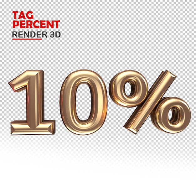 Tag Render 3D Percent