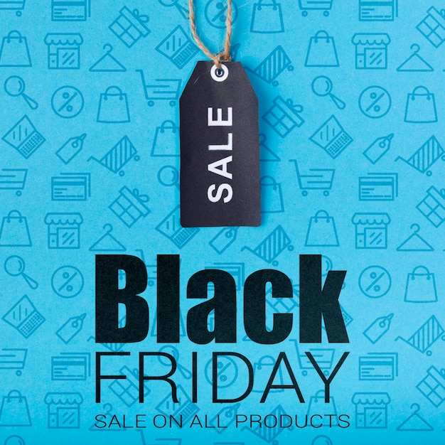 PSD tag with black friday sales available