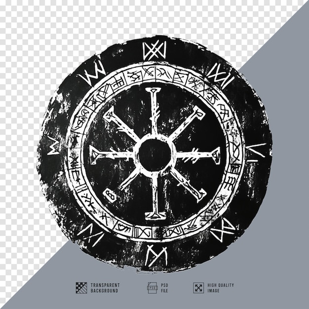 Tajny symbol bez tła w jakości hd