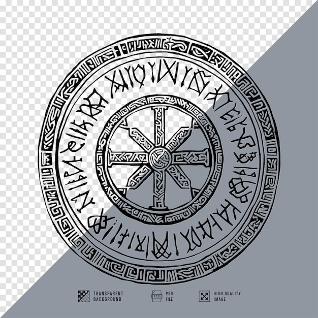 Tajny symbol bez tła w jakości hd