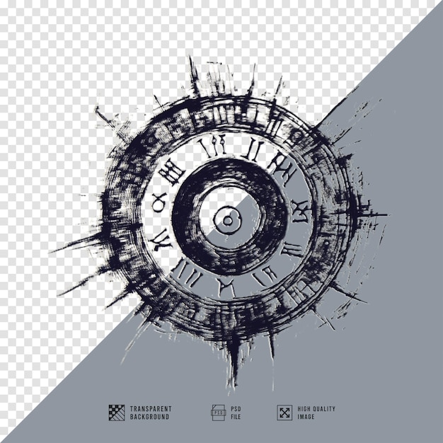 Tajny symbol bez tła w jakości hd
