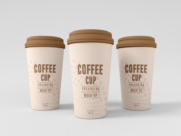 Take away coffee cup  mockup