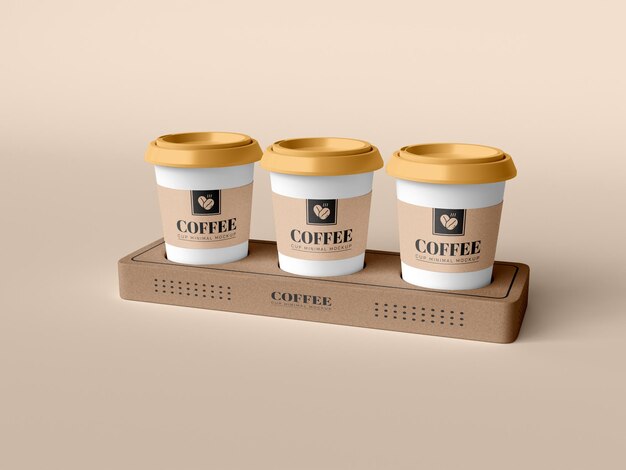 Take away coffee cup mockup