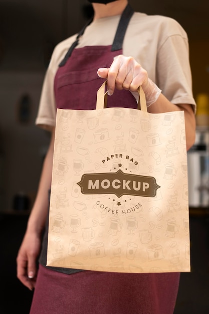 PSD take away mockup design