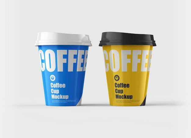 Premium PSD | Take away paper coffee cup mockup