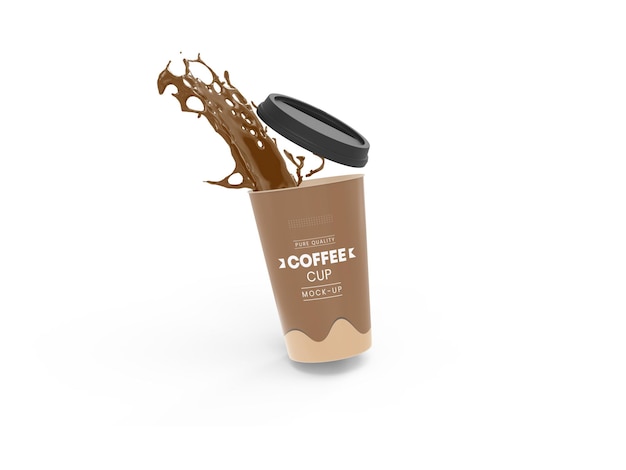 Take Away Paper Coffee Cup Mockup