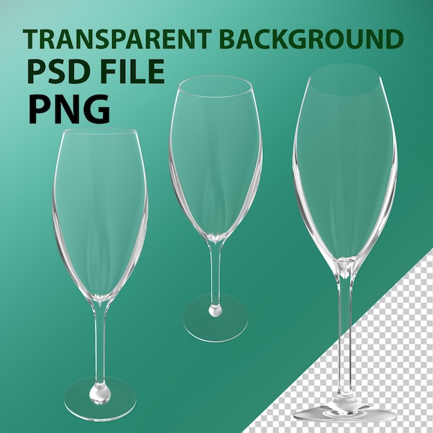 PSD tall glass png