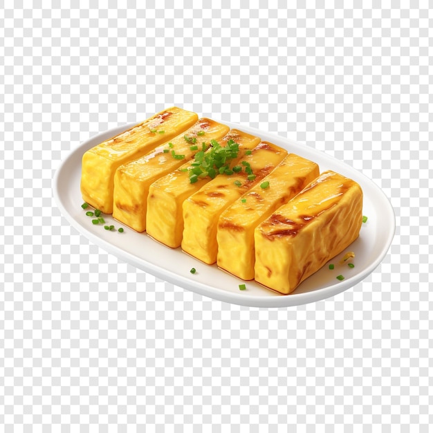 Tamagoyaki Na Przezroczystym Tle