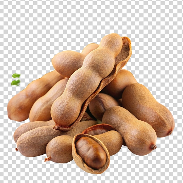 Tamarind isolated on transparent background