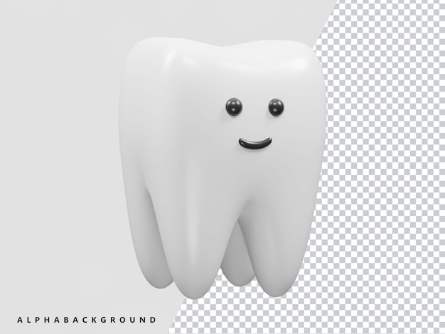 PSD tanden pictogram 3d render