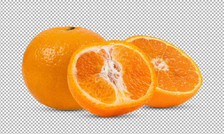 PSD アルファ層に分離されたタンジェリンまたはクレメンタイン