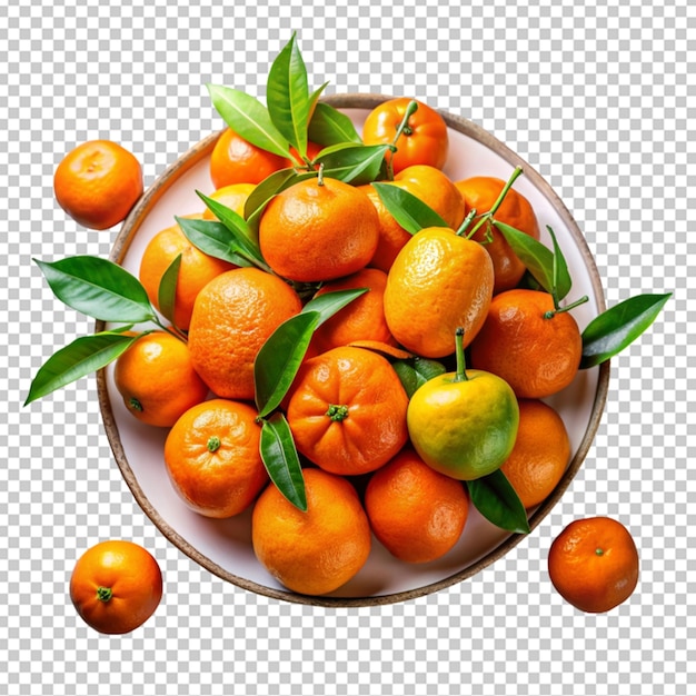 PSD mandarini arance clementine39s agrumi su sfondo trasparente