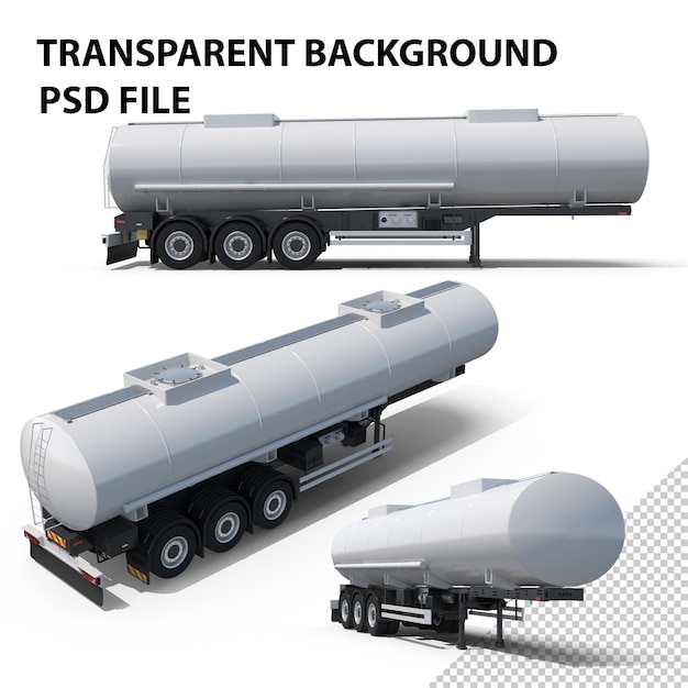 Tank-halve aanhangwagen PNG