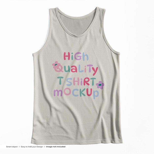 PSD tank top mockup