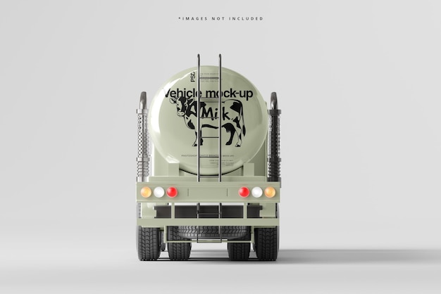 PSD tanker truck mockup